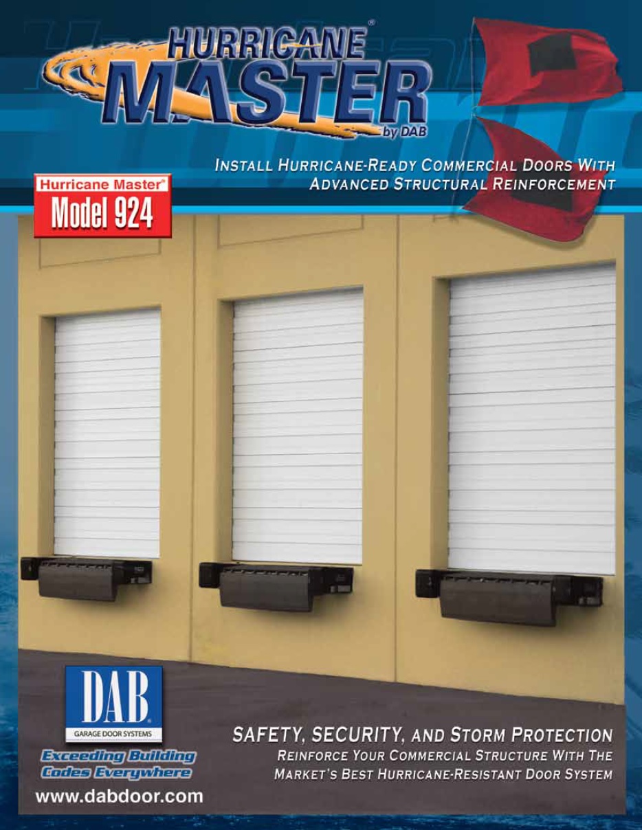 Solar Impact Window - DAB Garage Door Model 924 Brochure